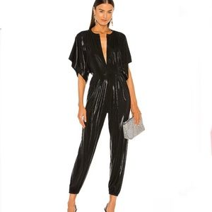Norma Kamala Rectangle Jog Jumpsuit in Black Size Xs